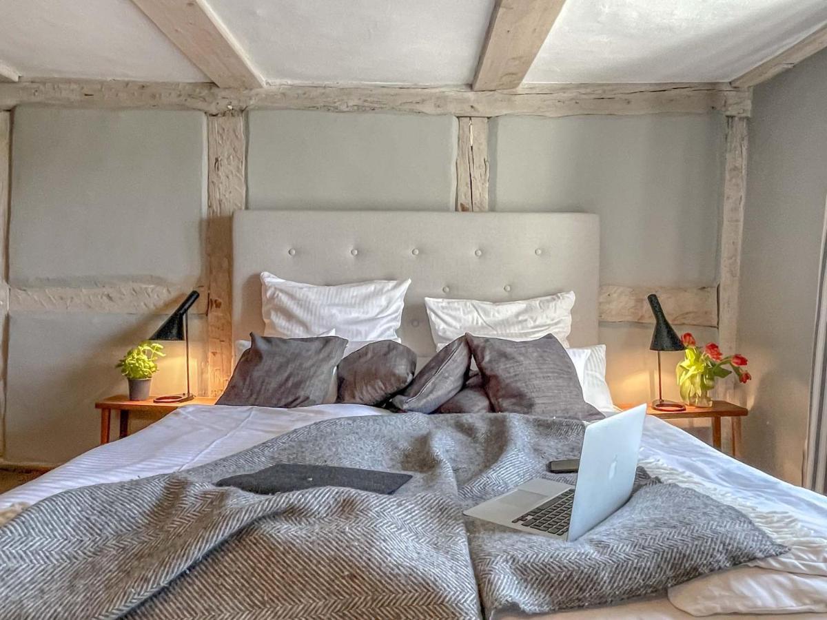 Traumhaff Historischer Kahnschifferhof Mit Kamin, Liebevoll Restauriert Vogelsang-Warsin Buitenkant foto